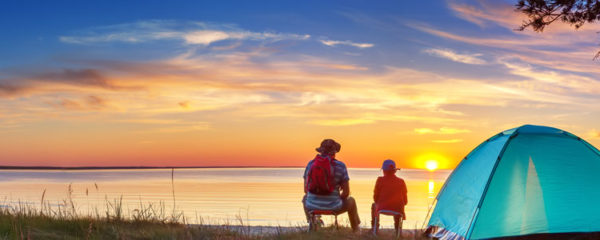 Un camping en bord de mer
