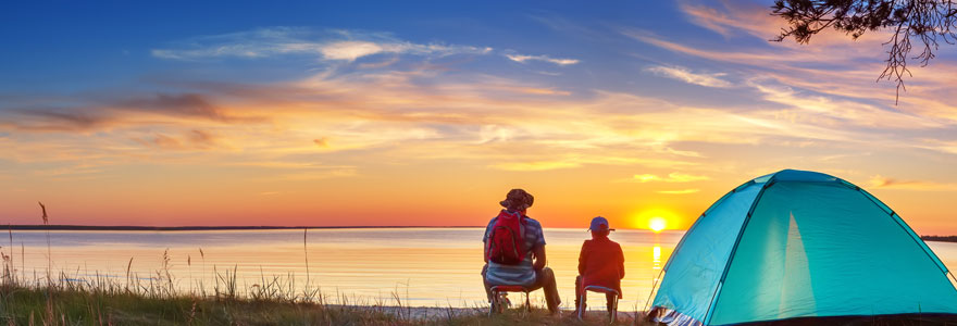 Un camping en bord de mer